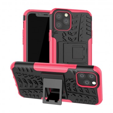Hybridní TPU obal „Tough“ pro iPhone 11 Pro - růžový Hybridní TPU obal „Tough“ pro iPhone 11 Pro - růžový