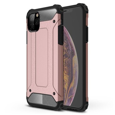 Robustní obal „Rock“ pro iPhone 11 Pro Max - růžový Robustní obal „Rock“ pro iPhone 11 Pro Max - růžový