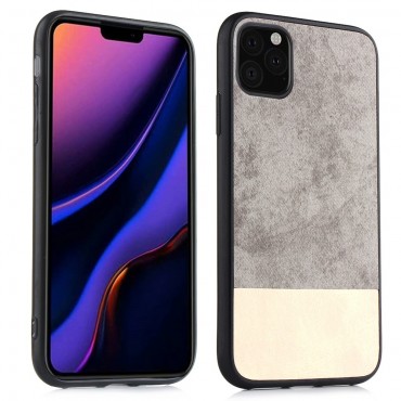 Dvoubarevný hybridní kryt „Splice“ pro iPhone 11 Pro Max - černo-béžový Dvoubarevný hybridní kryt „Splice“ pro iPhone 11 Pro Max - černo-béžový