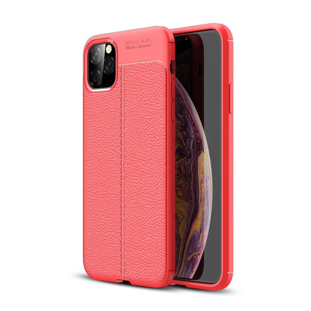 TPU gelový obal „Gentry“ pro iPhone 11 Pro Max - červený