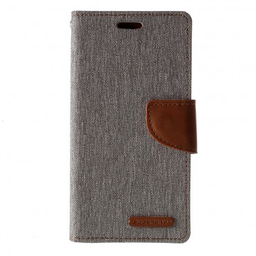 Kryt Goospery Canvas Diary pro iPhone 11 Pro Max - šedý Kryt Goospery Canvas Diary pro iPhone 11 Pro Max - šedý