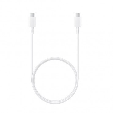 Originální USB-C na USB-C kabel Samsung EP-DA705BWE - bílý Originální USB-C na USB-C kabel Samsung EP-DA705BWE - bílý