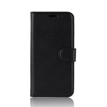 Elegantní kryt „Litchi“ pro Alcatel 1S 2019 - černý Elegantní kryt „Litchi“ pro Alcatel 1S 2019 - černý