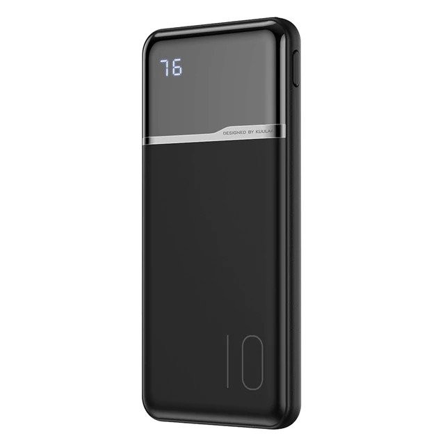 Powerbanka KL Power s digitálním displejem do každé kapsy s USB-C - 10 000 mAh