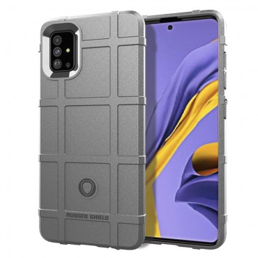 TPU gelový obal „Protective Shield“ pro Samsung Galaxy A51 - šedý TPU gelový obal „Protective Shield“ pro Samsung Galaxy A51 - šedý