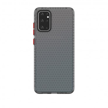 TPU gelový obal „Honeycomb“ pro Samsung Galaxy S20 Ultra - černý TPU gelový obal „Honeycomb“ pro Samsung Galaxy S20 Ultra - černý