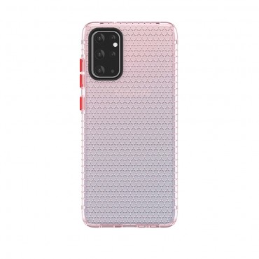 TPU gelový obal „Honeycomb“ pro Samsung Galaxy S20 Ultra - růžový TPU gelový obal „Honeycomb“ pro Samsung Galaxy S20 Ultra - růžový