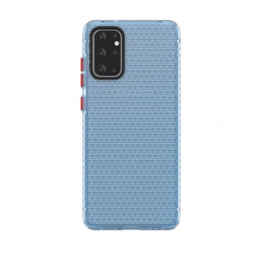 TPU gelový obal „Honeycomb“ pro Samsung Galaxy S20 Ultra - modrý TPU gelový obal „Honeycomb“ pro Samsung Galaxy S20 Ultra - modrý