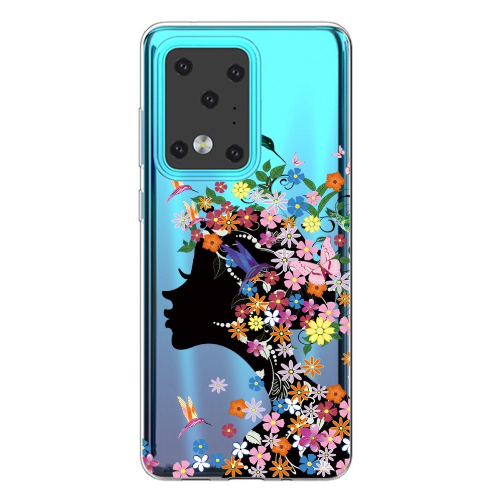 TPU gelový obal „Flower Girl“ pro Samsung Galaxy S20 Ultra