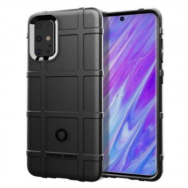 TPU gelový obal „Protective Shield“ pro Samsung Galaxy S20 Plus - černý TPU gelový obal „Protective Shield“ pro Samsung Galaxy S20 Plus - černý