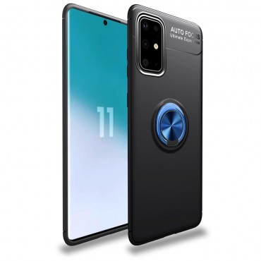 TPU gelový obal „Multi Ring“ pro Samsung Galaxy S20 - černo modrý TPU gelový obal „Multi Ring“ pro Samsung Galaxy S20 - černo modrý