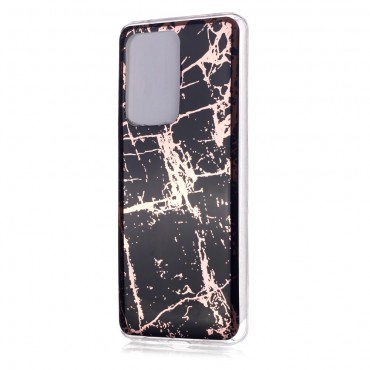 TPU gelový obal „Metal Marble“ pro Samsung Galaxy S20 Ultra - černý TPU gelový obal „Metal Marble“ pro Samsung Galaxy S20 Ultra - černý