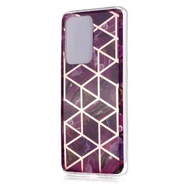TPU gelový obal „Metal Marble“ pro Samsung Galaxy S20 Ultra - růžový TPU gelový obal „Metal Marble“ pro Samsung Galaxy S20 Ultra - růžový