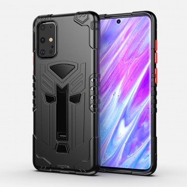 Hybridní TPU gelový obal „King“ pro Samsung Galaxy S20 Plus - černý Hybridní TPU gelový obal „King“ pro Samsung Galaxy S20 Plus - černý