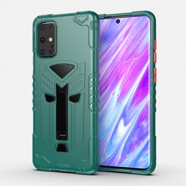 Hybridní TPU gelový obal „King“ pro Samsung Galaxy S20 Plus - zelený Hybridní TPU gelový obal „King“ pro Samsung Galaxy S20 Plus - zelený
