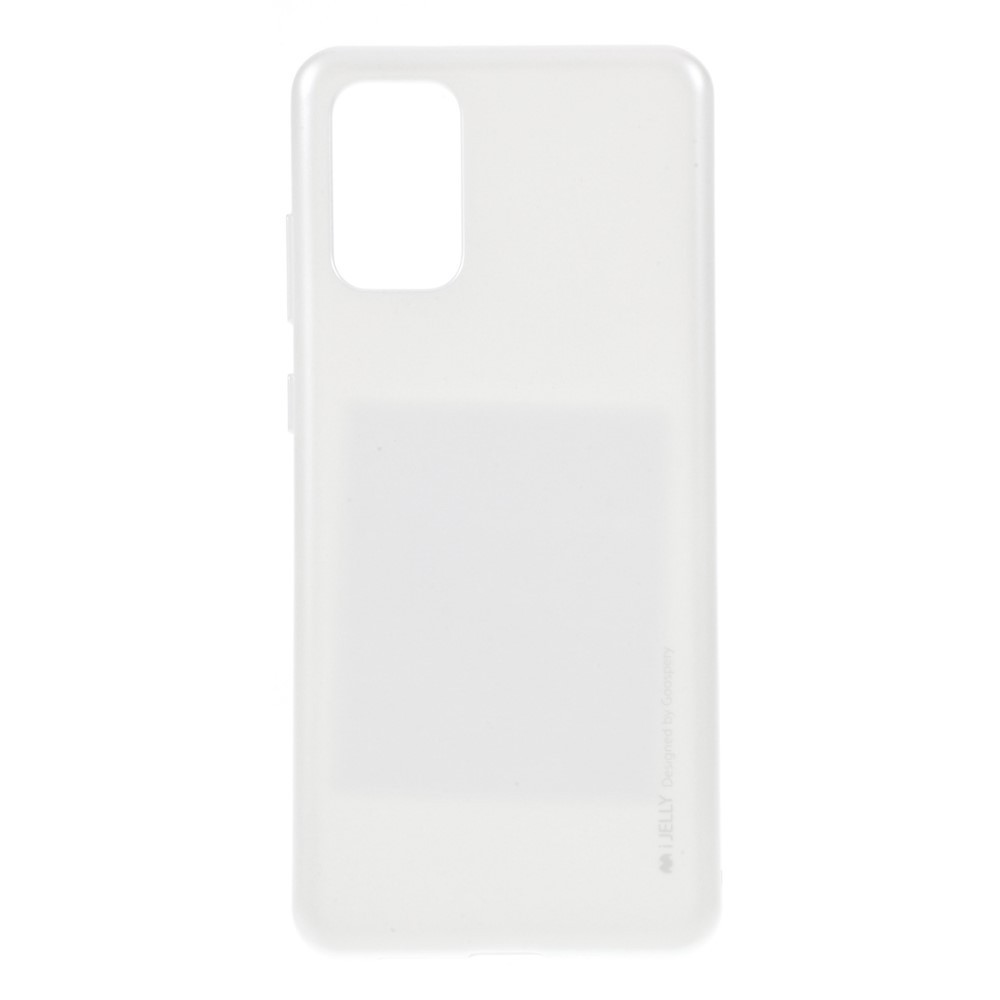 TPU gelový obal Goospery iJelly Case pro Samsung Galaxy S20 Ultra - stříbrný
