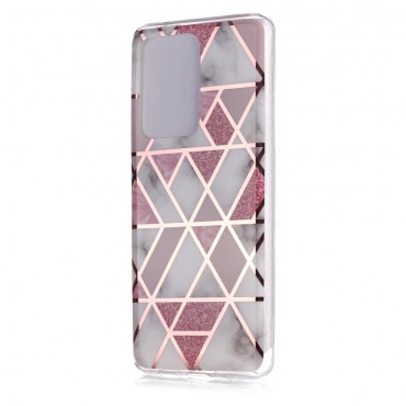TPU gelový obal „Metal Marble“ pro Samsung Galaxy S20 Ultra - bílý TPU gelový obal „Metal Marble“ pro Samsung Galaxy S20 Ultra - bílý