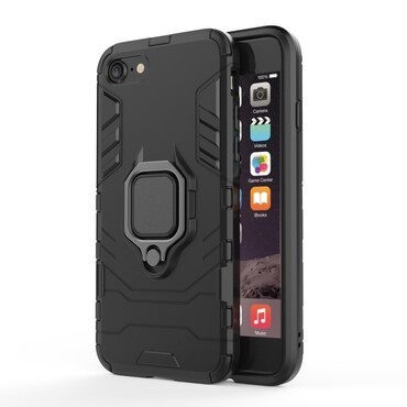 Robustní obal „Impact X Ring“ pro iPhone SE 2020 - černý
