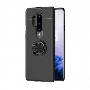 TPU gelový obal „Multi Ring“ pro OnePlus 8 - černý TPU gelový obal „Multi Ring“ pro OnePlus 8 - černý