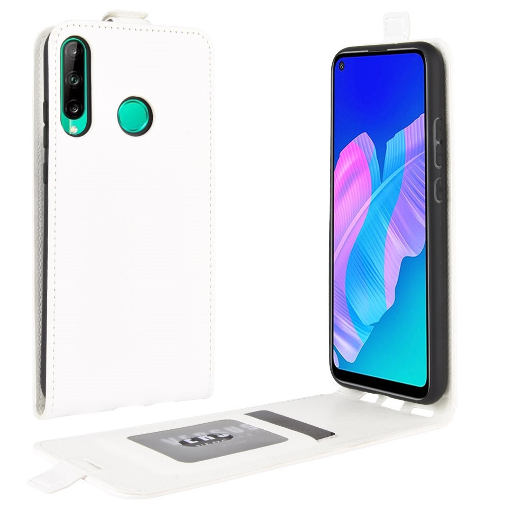 Módní flipový kryt pro Huawei P40 Lite E / Y7p - bílý