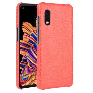 Obal „Croc“ pro Samsung Galaxy XCover Pro - červený Obal „Croc“ pro Samsung Galaxy XCover Pro - červený