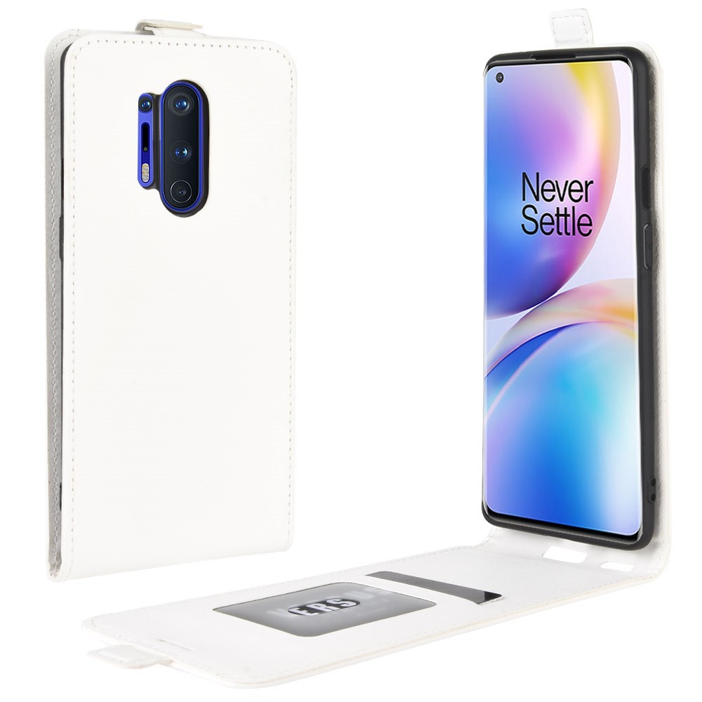 Módní flipový kryt pro OnePlus 8 Pro - bílý