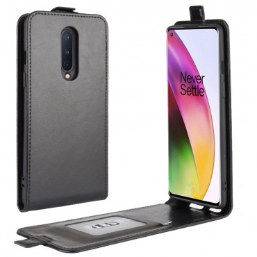 Módní flipový kryt pro OnePlus 8 - černý Módní flipový kryt pro OnePlus 8 - černý