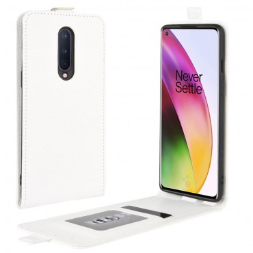 Módní flipový kryt pro OnePlus 8 - bílý Módní flipový kryt pro OnePlus 8 - bílý