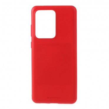 TPU gelový obal Goospery Soft Feeling Case pro Samsung Galaxy S20 Ultra - červený TPU gelový obal Goospery Soft Feeling Case pro Samsung Galaxy S20 Ultra - červený