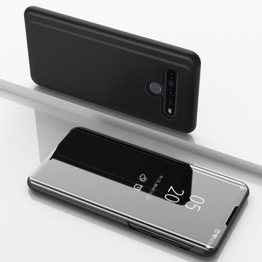 Módní kryt „Mirror“ pro LG K61 - černý Módní kryt „Mirror“ pro LG K61 - černý