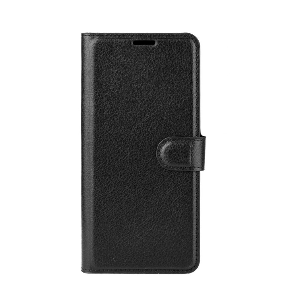 Elegantní kryt „Litchi“ pro Samsung Galaxy A21s - černý
