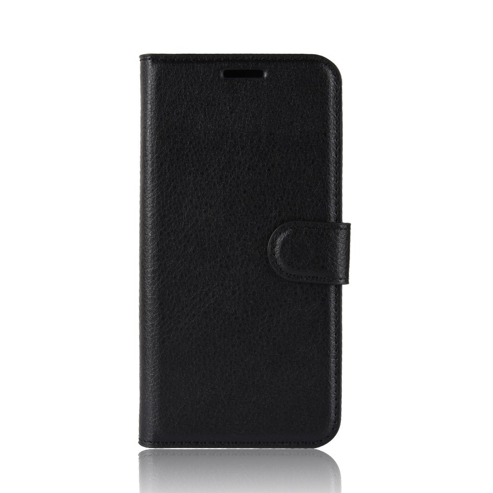 Elegantní kryt „Litchi“ pro Xiaomi Mi 10 - černý
