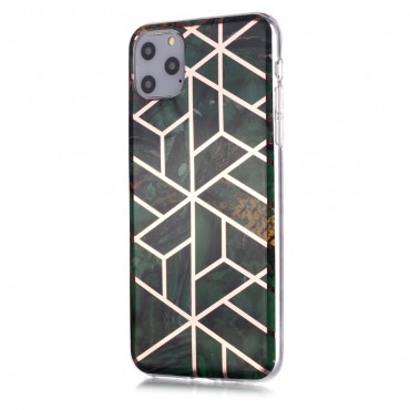 TPU gelový obal „Metal Marble“ pro iPhone 11 Pro Max - zelený TPU gelový obal „Metal Marble“ pro iPhone 11 Pro Max - zelený