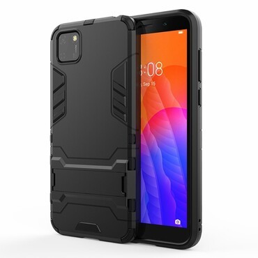 Robustní obal „Impact X“ pro Huawei Y5p - černý Robustní obal „Impact X“ pro Huawei Y5p - černý
