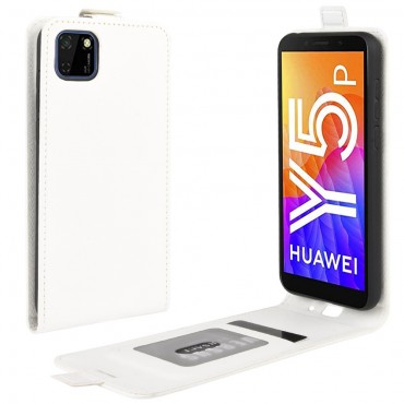 Módní flipový kryt pro Huawei Y5p - bílý Módní flipový kryt pro Huawei Y5p - bílý