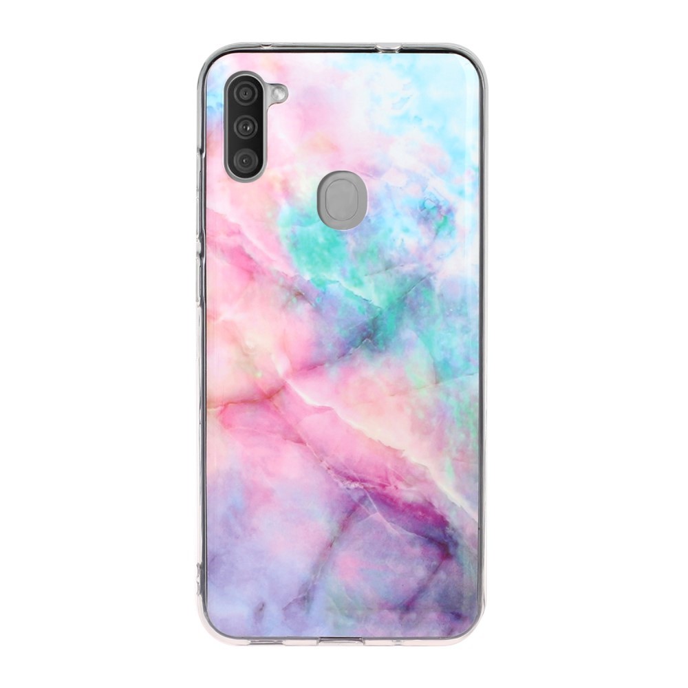 Módní obal „Marble“ pro Samsung Galaxy A11 - vícebarevný