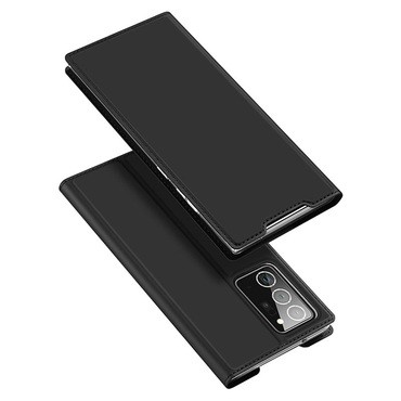 Módní kryt „Skin“ pro Samsung Galaxy Note 20 Ultra z umělé kůže - černý Módní kryt „Skin“ pro Samsung Galaxy Note 20 Ultra z umělé kůže - černý