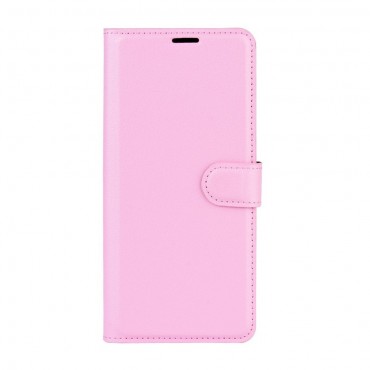 Elegantní kryt „Litchi“ pro Realme X50 Pro 5G - růžový Elegantní kryt „Litchi“ pro Realme X50 Pro 5G - růžový