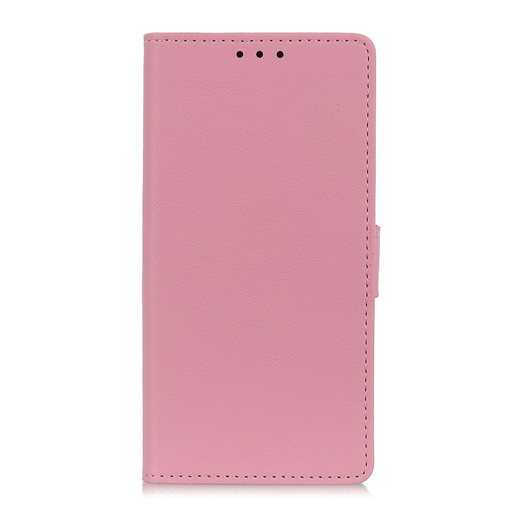 Elegantní kryt „Litchi“ pro iPhone 12 Pro Max - růžový