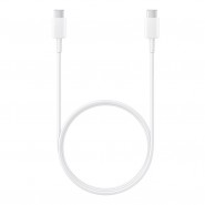 Originální USB-C na USB-C  kabel Samsung EP-DA705BW - 1 m - bílý (bulk)