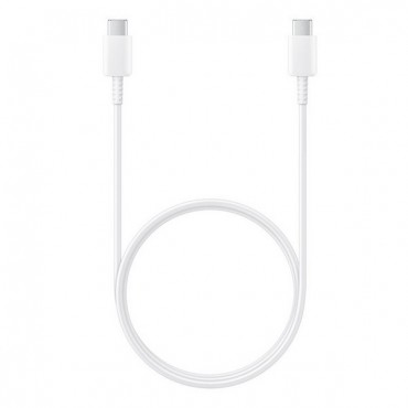 Originální USB-C na USB-C  kabel Samsung EP-DA905BW - 1 m - bílý (bulk) Originální USB-C na USB-C  kabel Samsung EP-DA905BW - 1 m - bílý (bulk)