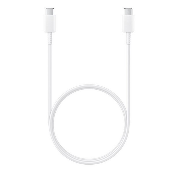 Originální USB-C na USB-C kabel Samsung EP-DA905BW - 1 m - bílý (bulk)