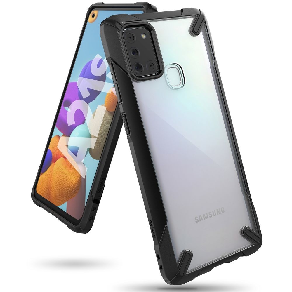 Obal Ringke „Fusion X“ pro Samsung Galaxy A21s - black