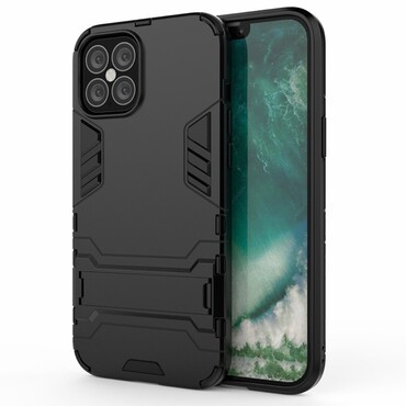 Robustní obal „Impact X“ pro iPhone 12 Pro Max - černý Robustní obal „Impact X“ pro iPhone 12 Pro Max - černý