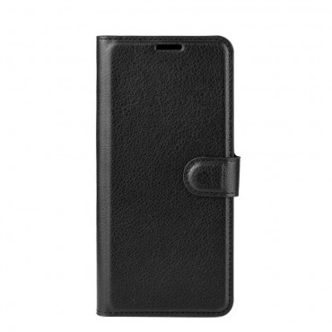 Elegantní kryt „Litchi“ pro Samsung Galaxy A31 - černý Elegantní kryt „Litchi“ pro Samsung Galaxy A31 - černý