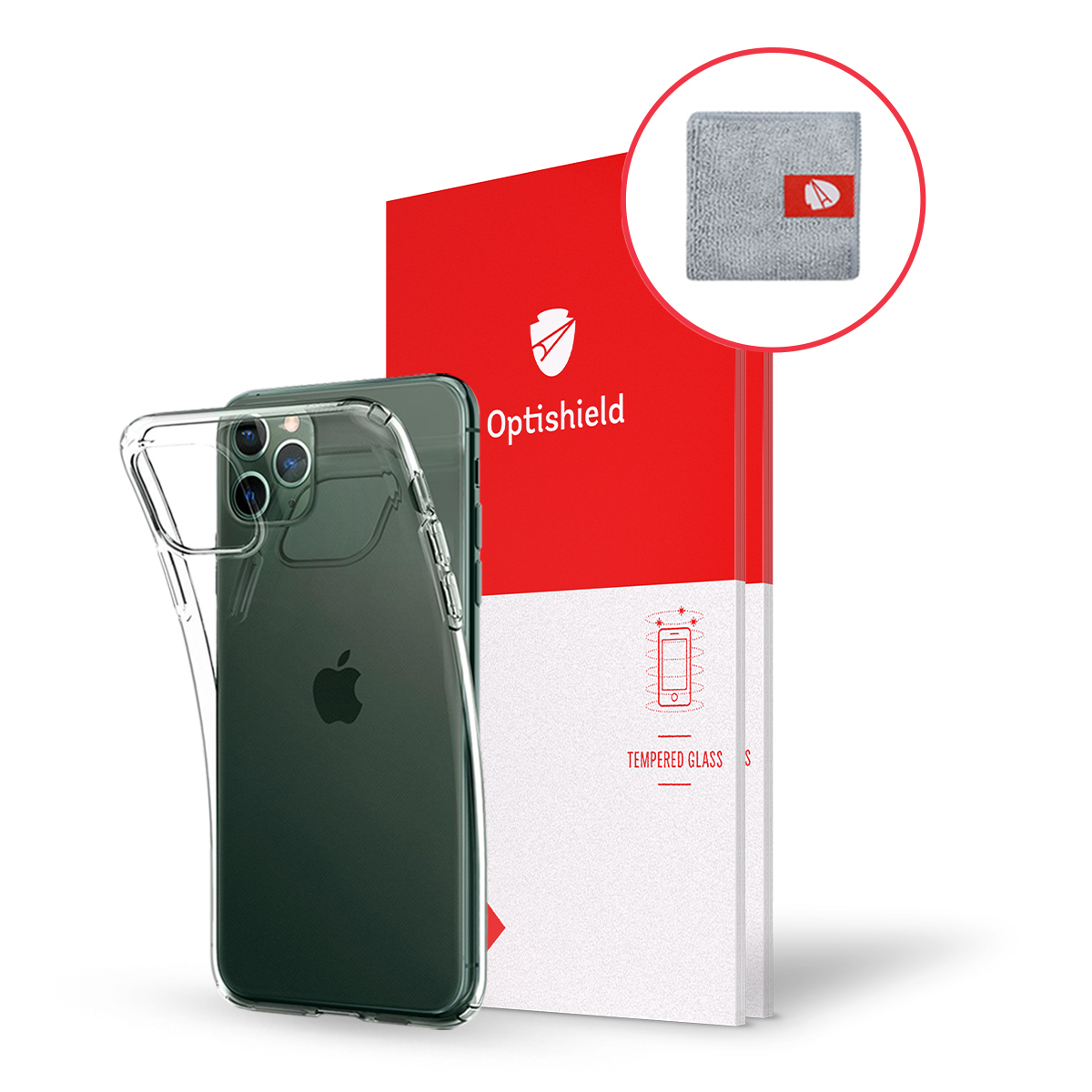 Optishield Invisible – 4dílná sada neviditelné ochrany pro Huawei P40