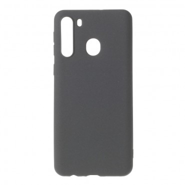 TPU gelový obal pro Samsung Galaxy A21 - šedý TPU gelový obal pro Samsung Galaxy A21 - šedý