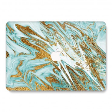 Kryt pro Macbook Pro 13“ 3rd Gen (A1425, A1502) Pattern - green marble