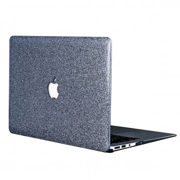 Kryt pro MacBook Pro 13“ 2nd Gen (A1425, A1502) Glitter Leather - stříbrný
