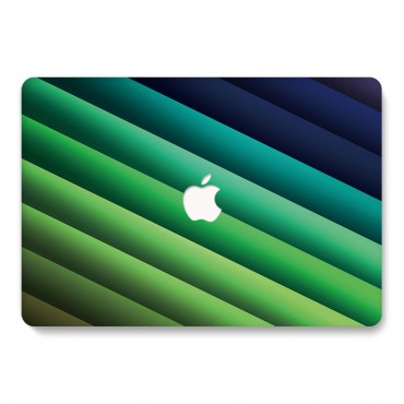 Kryt pro MacBook Pro 13“ 2nd Gen (A1425, A1502) Patterns - shades of green